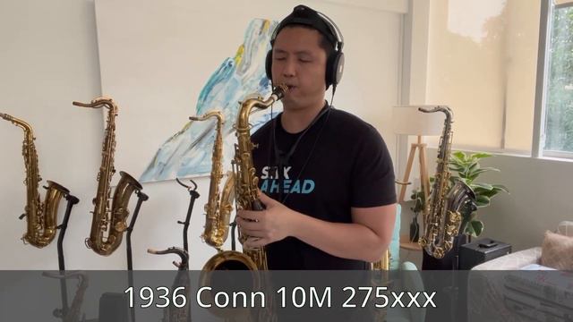 Tenor Saxophone Comparison: Conn 30M vs Conn 10M смотреть онлайн