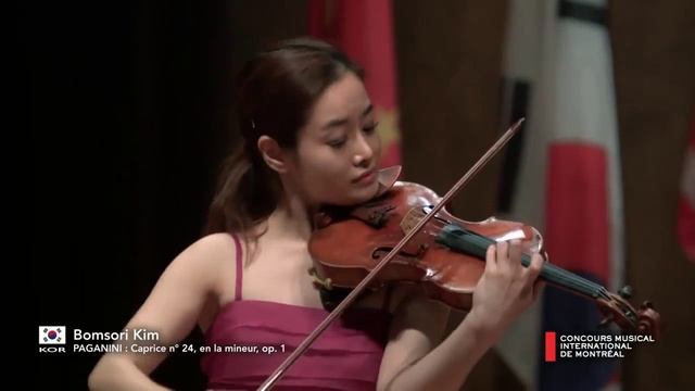 Никколо Паганини. Каприс №24 ля-минор (A-moll) ор.1. Исполняет Bomsori Kim (скрипка). смотреть онлайн