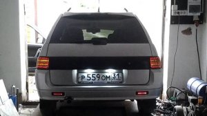 Задние светодиодные фонари на Ваз 2111.