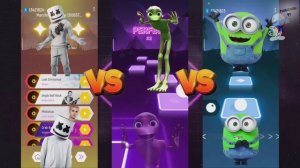 Челлендж - Маршмелло VS Миньоны Банан VS Танец пришельцев