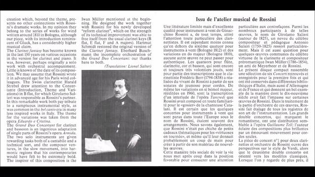 Introduction, Theme and Variation for Clarinet in B minor / B Major - Rossini - Dieter Klöcker смотреть онлайн
