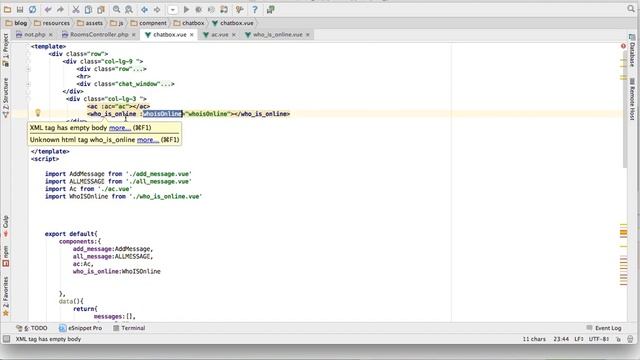 lesson 40 real time chat app laravel vuejs pusher who is online user show смотреть онлайн