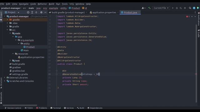 REST API приложение на Spring Boot. Создание Entity, Repository и DTO смотреть онлайн