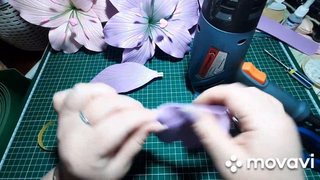 лилия без впаивания проволки#изолон #светильник #декор смотреть онлайн