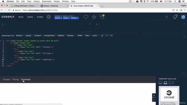 Bootstrap CSS Navigation Bar Tutorial - Web Development смотреть онлайн