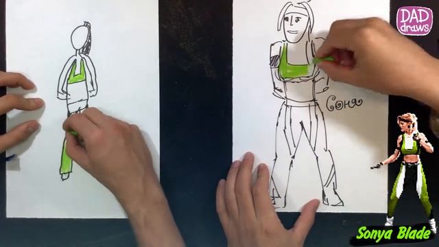 How To Draw Sonya Blade, Mortal kombat смотреть онлайн