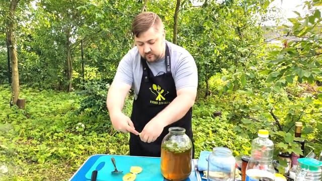Ледяной чай с имбирем, лимоном и мятой - ЛЕТОМ идеально!!! смотреть онлайн