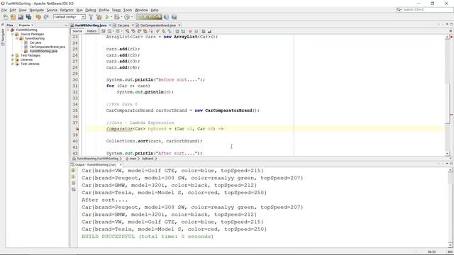 Java Comparable & Comparator - 04 - Lambda Expression Rewrite смотреть онлайн