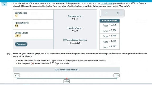 Aleks Constructing a confidence interval to test смотреть онлайн