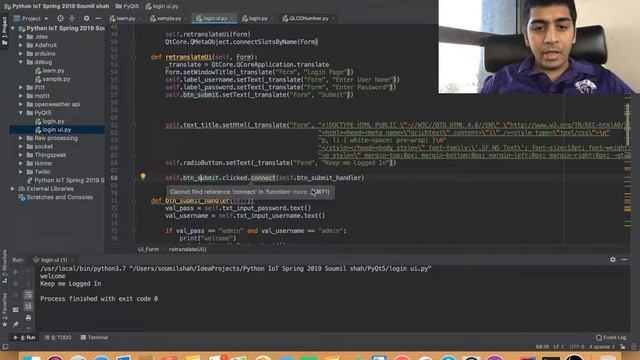 changing pages in PyQt5 python Mac OS Qt designer смотреть онлайн