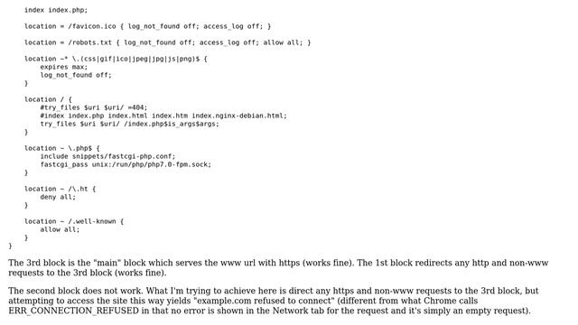 DevOps & SysAdmins: Nginx: non-www site inaccessible via SSL (connection refused) смотреть онлайн