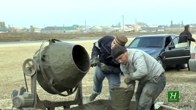 Стройка мечети им.Абдулгъафурил Мух1аммада-хаджи (р). в с.Новый Чиркей. смотреть онлайн