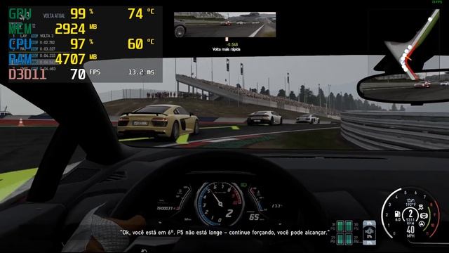 Project Cars 2 - GTX 1060 3gb + i5 7400 (1080p60) смотреть онлайн