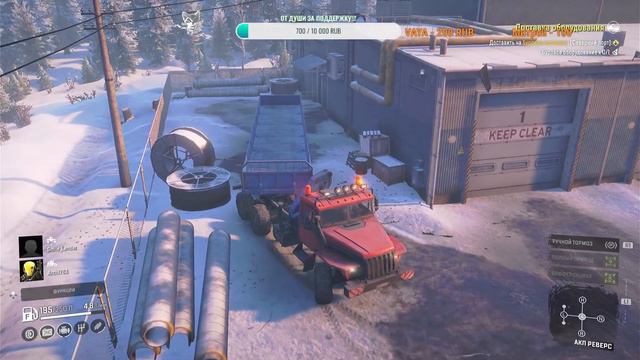 SnowRunner PS4#Колян едет!!! смотреть онлайн