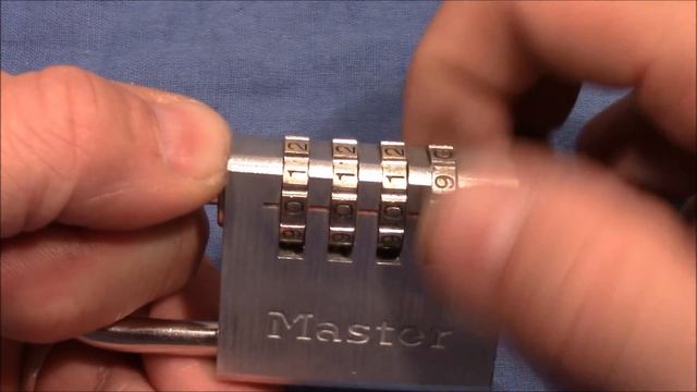 (picking 206) Master 4-wheel combination padlock opened - fuzzy decoding method - thanks to Ulrik смотреть онлайн