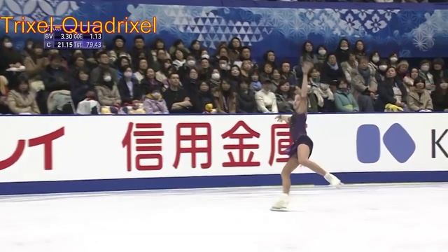 Элементы фигурного катания - Алена Косторная. Произвольная программа. NHK 2019 смотреть онлайн