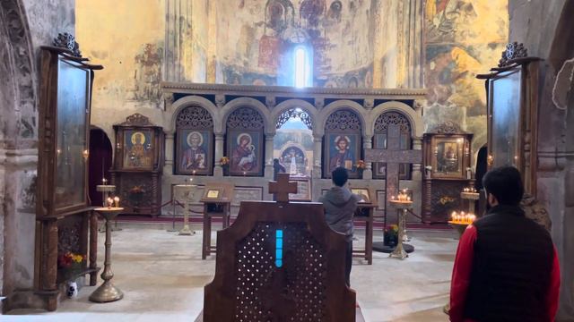 Литургия в монастыре Сапара смотреть онлайн