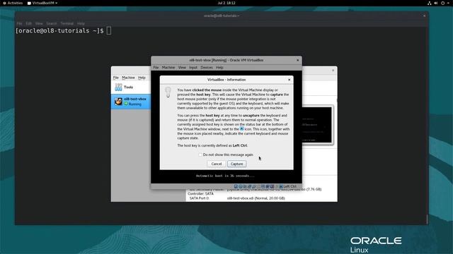 Create a Linux VM using VirtualBox 6.1 on Oracle Linux 8 смотреть онлайн