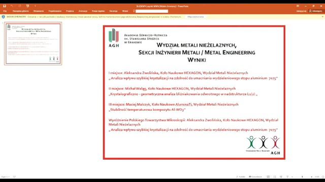 Uroczyste zakończenie 58. Konferencji Kół Naukowych Pionu Hutniczego AGH 2021 смотреть онлайн