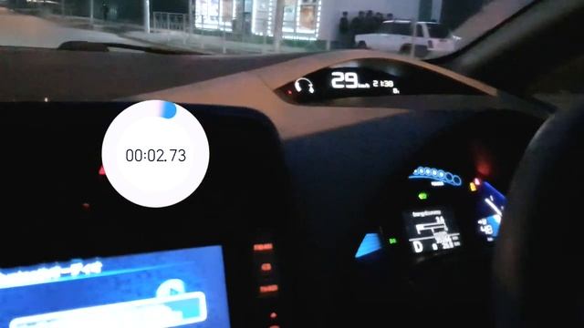 Легкие диски R17 и широкая резина на Ниссан Лиф. Замер разгона 0-100. Обзор и отзыв владельца. смотреть онлайн