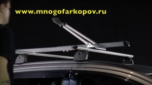 Велобагажник на крышу Lux 691028 (обзор,установка)