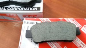 Видеообзор тормозные колодки CTR Корея