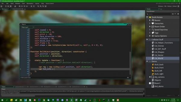 Game World (Act II) - 3D Collisions in GameMaker