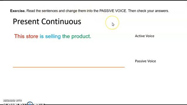 6th Sem Week 5 Passive Voice Activities смотреть онлайн
