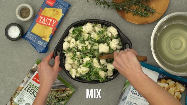 Cheesy Cauliflower & Leek Bake Recipe | Pams смотреть онлайн