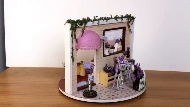 DIY Dollhouse Miniature of Mini LAVENDER Garden at LAMiniWorld.com смотреть онлайн