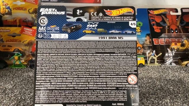 Hot Wheels Premium Fast & Furious 1991 BMW M5 #hotwheels #fastandfurious #bmw #diecast