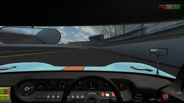 Simraceway - Ford GT40 Mk I @ Daytona Road Course. Gameplay. смотреть онлайн