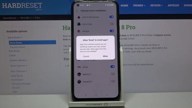 How to Allow Unknown Sources in REALME 8 Pro – Install Unknown Apps смотреть онлайн