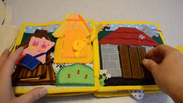 Мягкая книга для малышей. Сказки смотреть онлайн