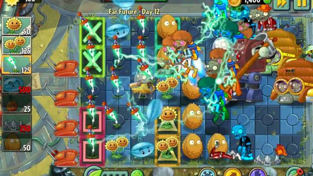 #98 (Far Future) Plants Vs Zombies 2 - Passage / Растения против зомби 2 - прохождение