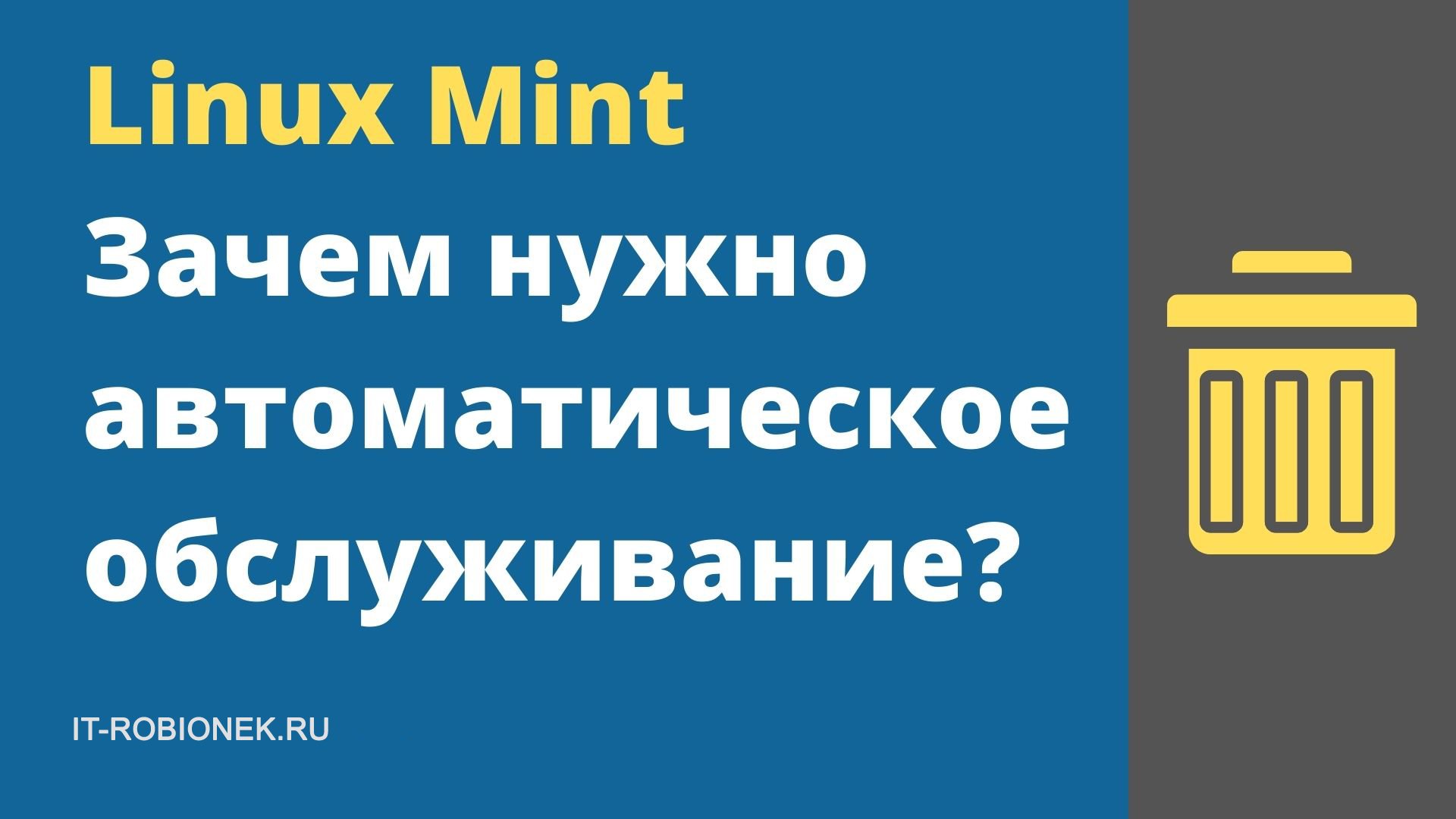 Linux Mint: зачем нужно автоматическое обслуживание? смотреть онлайн