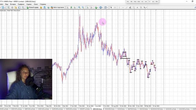Торговля онлайн "Трейдинг с Марией Алексеевой" Обзор финансовых рынков на 02.05.2023 Forex XBR XAU смотреть онлайн