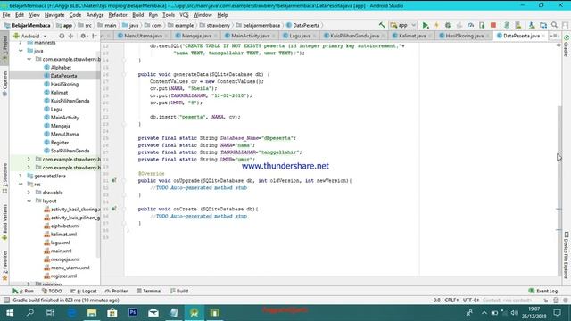 Cara Membuat Aplikasi Game Edukasi Belajar Membaca dan Bernyanyi Menggunakan Android Studio смотреть онлайн