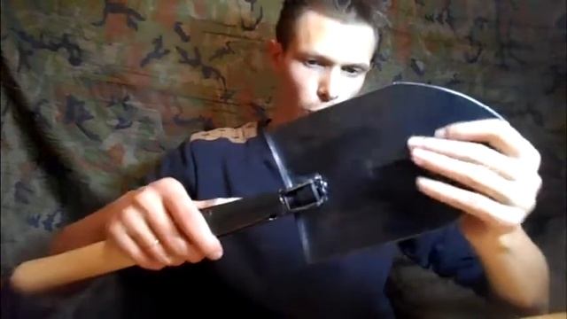 Обзор. Лопатка складная "саперная" Made in Ukraine Токмак смотреть онлайн