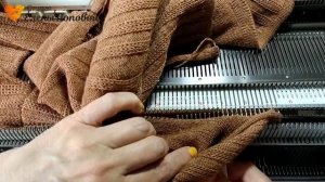 Кеттлёвка в карман на вязальной машине. Студия Елены Поповой