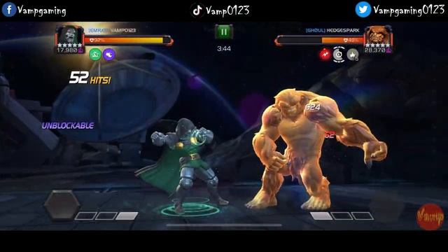 Marvel Contest of Champions: War Quake Versus Korg On Node 23 And More... смотреть онлайн