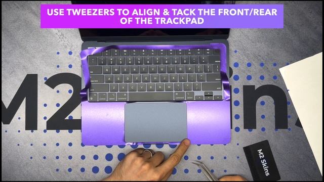 M2Skins Apple MacBook Air M2 (2022) Full Interior / Palm Rest Installation смотреть онлайн