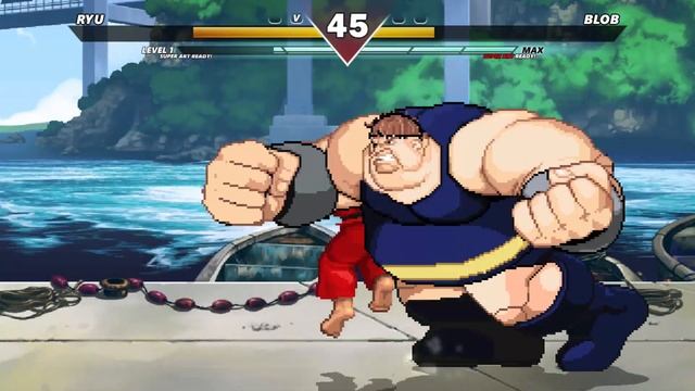 RED RYU VS BLOB - HARDEST LEVEL AMAZING FIGHT! смотреть онлайн