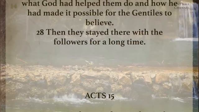 Holy Bible: ACTS OF THE APOSTLES | Contemporary English (FULL) With Text смотреть онлайн