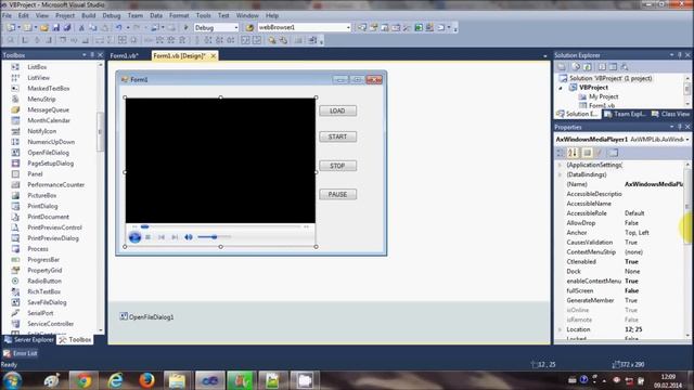 Visual Basic .NET Tutorial 29 - Using the Windows Media Player Control with VB.NET смотреть онлайн