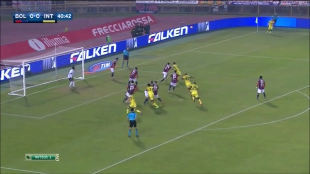 Bologna 0-1 Inter Milan (Serie A 2015/2016) смотреть онлайн