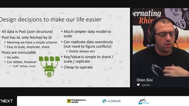 Oren Eini — Architecting a large social network without breaking the bank смотреть онлайн
