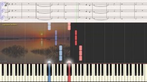 На заре - гр.«Альянс» Детский хор (Ноты и Видеоурок для фортепиано) (piano cover)