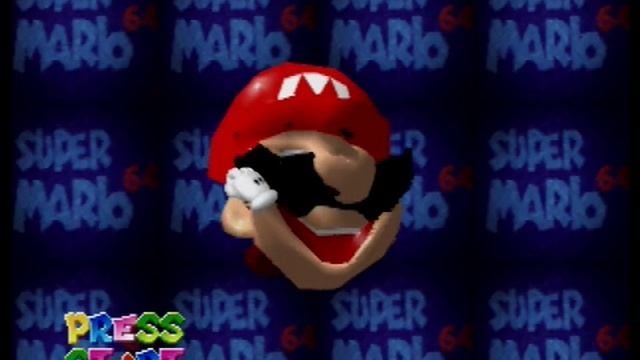 Playing with Mario's Face - Super Mario 64 смотреть онлайн