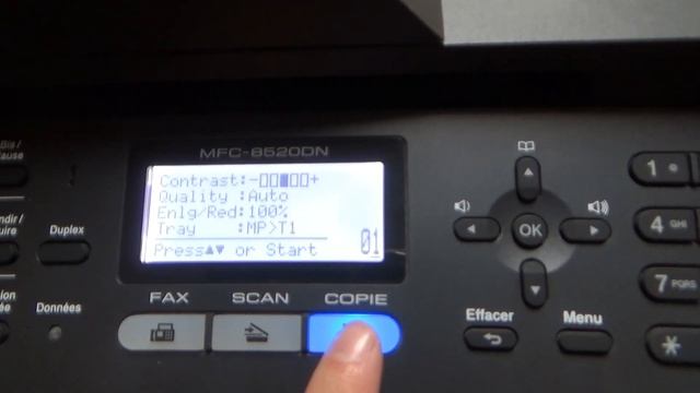 How To Reset Drum Life On Brother MFC-8520dn MFC-8510dn MFC-8590dn